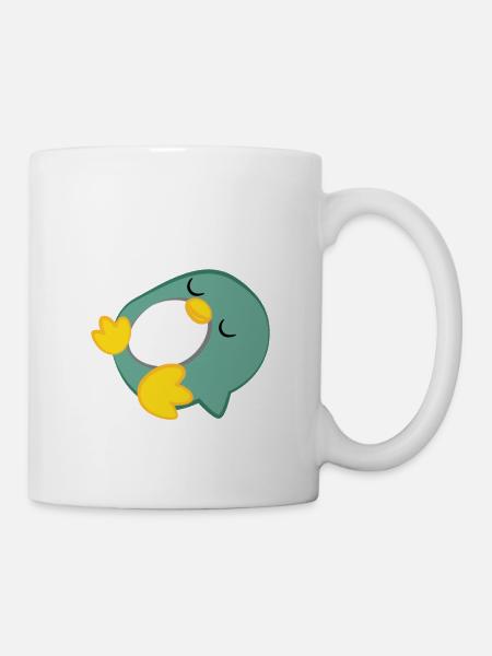 Pingouin - pingouins - motif pingouin - lazybones - Mug blanc - blanc