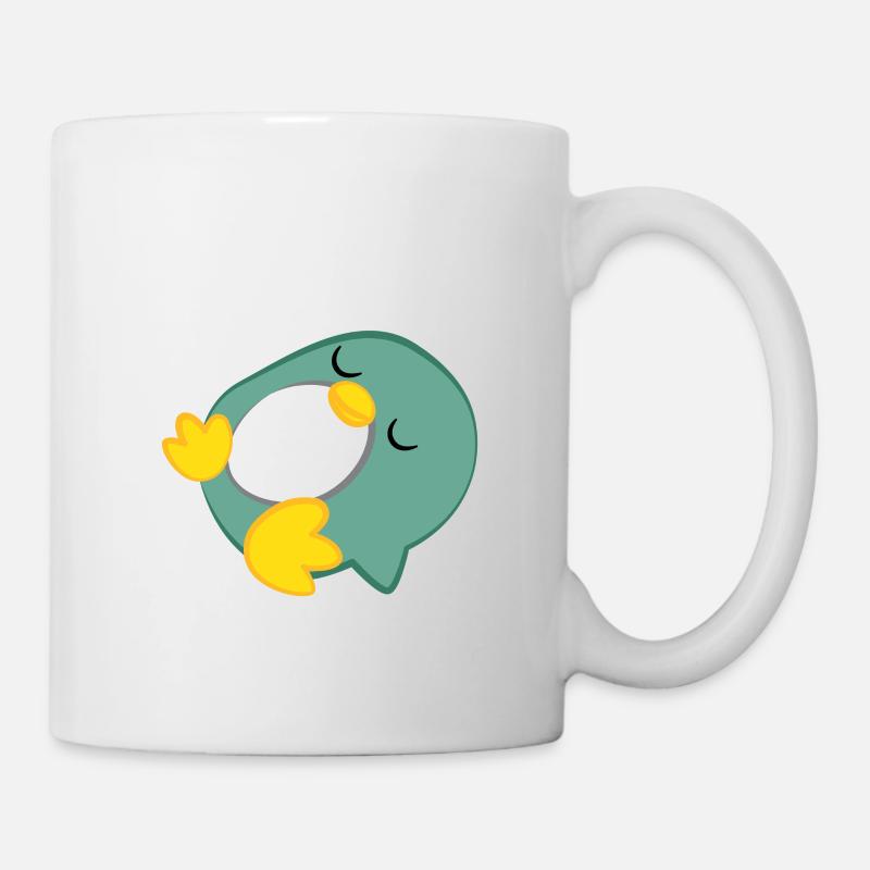 Pingouin - pingouins - motif pingouin - lazybones - Mug blanc - blanc