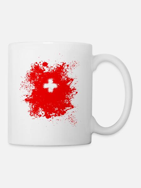 Schweiz Schweizer 1.August Stolz Geschenk - Tasse - Weiß