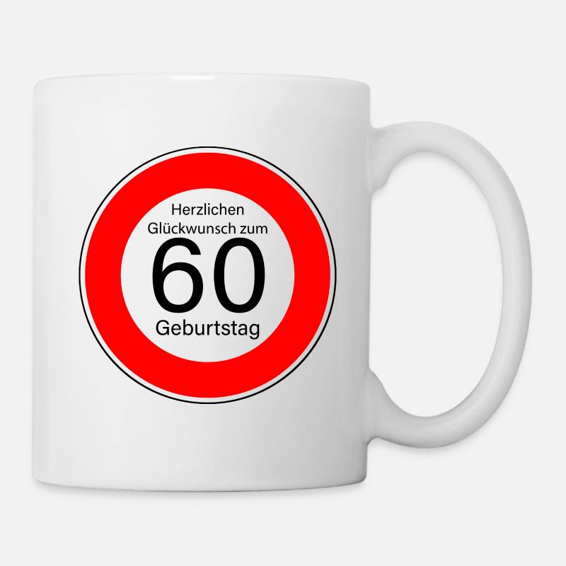 Congratulations on your 60th birthday - Mug - white