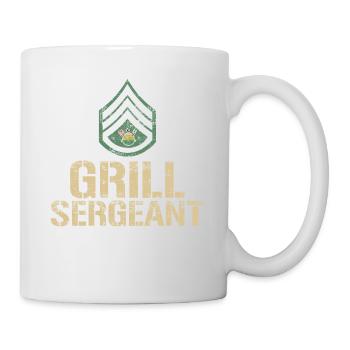 Funny Grill Sergeant Grill Barbeque - Mug - white - Right