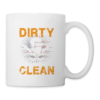 My Thoughts are Dirty but my Welds are Clean - Mug blanc - blanc - Droite