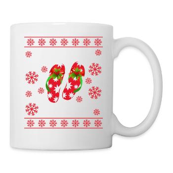 Noël en juillet - Mug blanc - blanc - Droite