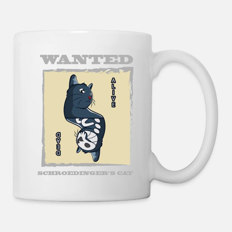Le chat de Schrödinger - Mug blanc - blanc