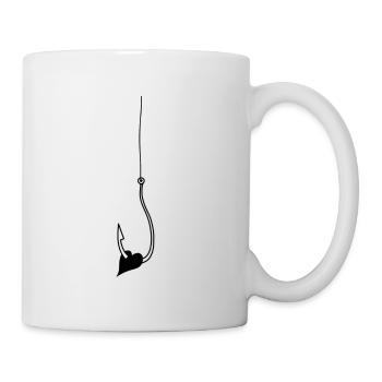Herz Haken Liebe - Tasse - Weiß - Rechts