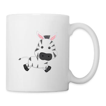 Zebra - Zebra - Zebra T-Shirt - Spirit Animal - Mug - white - Right
