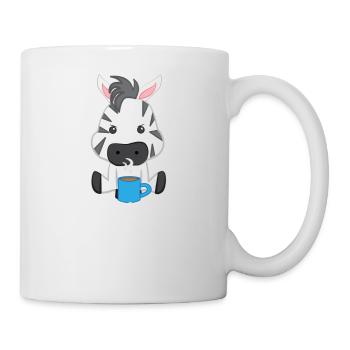 Zebra - Zebra - Zebra T-Shirt - Coffee - Mug - white - Right