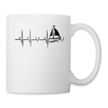 Heartbeat Sailing - Mug - white - Right