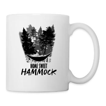 Hammock holiday t-shirt gift - Mug - white - Right