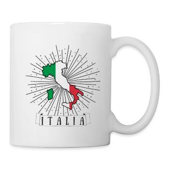Cadeau Italie drapeau Italie italienne - Mug blanc - blanc - Droite