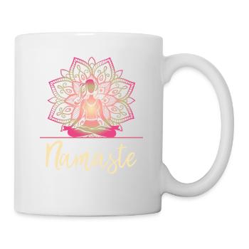 Yoga Yogi Namaste Meditation Gift - Mug - white - Right