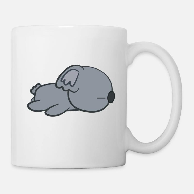 Koala - Koalas - T-shirt Koala - Lazybear - Lazy - Mug blanc - blanc