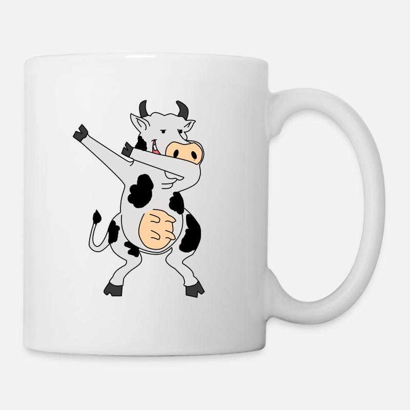 Funny cow as a gift idea for friends - Mug - white