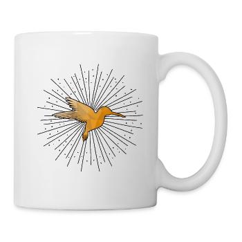 Kolibri Nektar Vogel Tiere Geschenk - Tasse - Weiß - Rechts