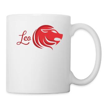 Leo constellation zodiac sign Leo - Mug - white - Right