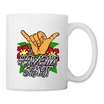 This Is My Hawaiian Shirt Aloha Luau Tropical - Mug - white - Right