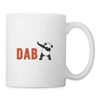 Essen Schlafen Dabben Wiederholen Geschenk - Tasse - Weiß - Rechts