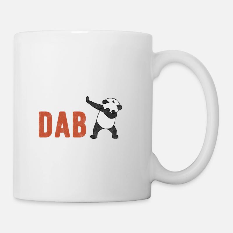 Essen Schlafen Dabben Wiederholen Geschenk - Tasse - Weiß