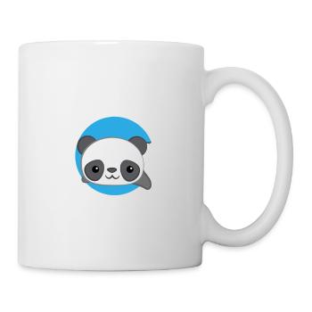 Panda - Panda T-Shirt - Pandamotiv - Geschenk - Tasse - Weiß - Rechts