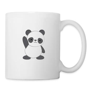 Panda - Panda T-Shirt - Pandamotiv - I love Pandas - Mug - white - Right