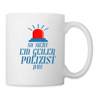 Policewoman - policeman - police - Mug - white - Right
