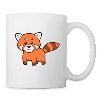 Roter Panda - Tasse - Weiß - Rechts