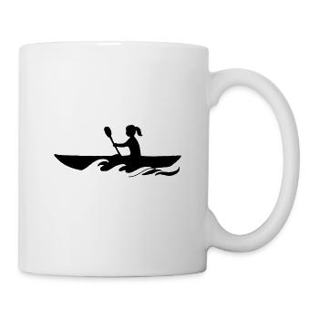 Kajak - Mug blanc - blanc - Droite