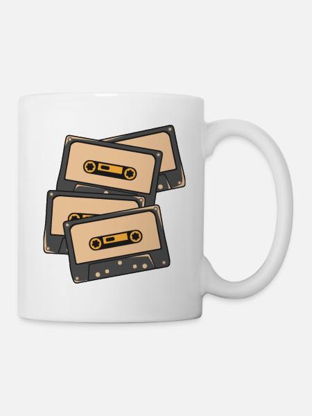 AudioTape - Tasse - Weiß