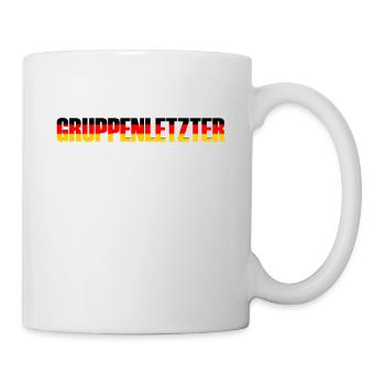 Deuxième à dernier Football Allemagne - Mug blanc - blanc - Droite