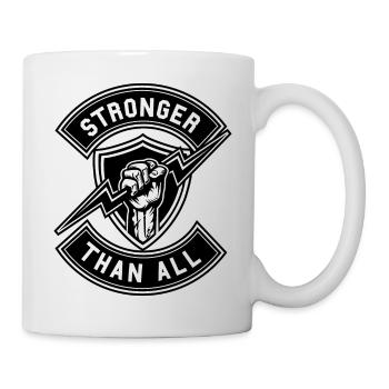 Stronger Than All - Mug - white - Right
