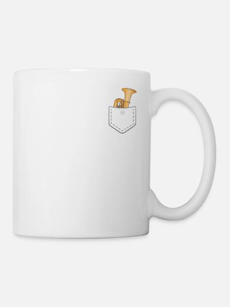 Tuba Tuba De Jeu de Musique Cadeau - Mug blanc - blanc