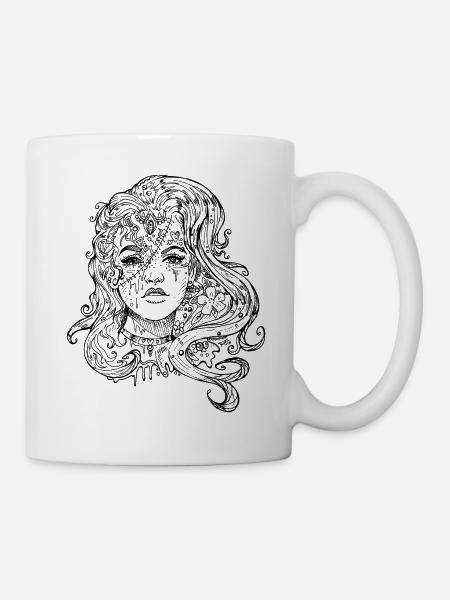 Herzauge - Tasse - Weiß