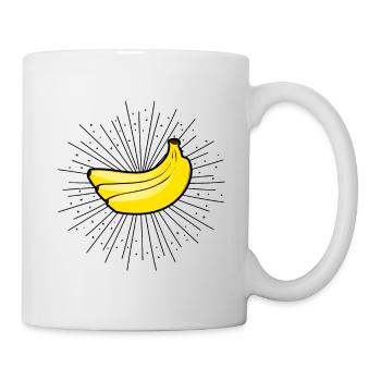 Banana Bananas Fruit Fruit Gift - Mug - white - Right