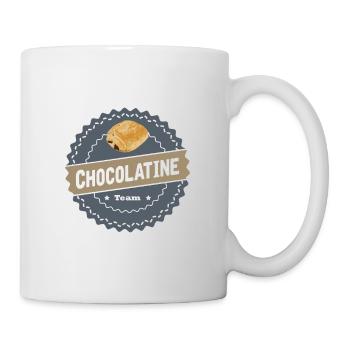 Chocolatine team 01 - Mug blanc - blanc - Droite