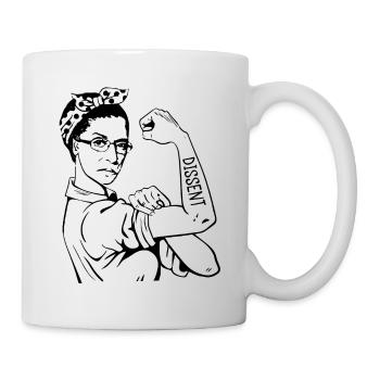Notorious RBG Unbreakable - Dissent - Mug - white - Right