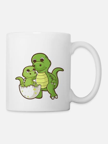 Babysaurus - Cadeau assorti de famille drôle - Mug blanc - blanc