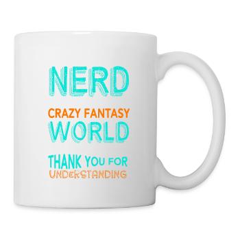 I'm a Book Nerd Tee Love Book gift - Tasse - Weiß - Rechts