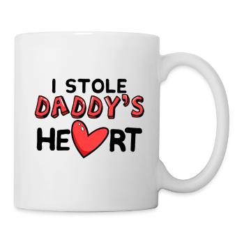 I stole Daddy's heart - Family Matching - Mug - white - Right