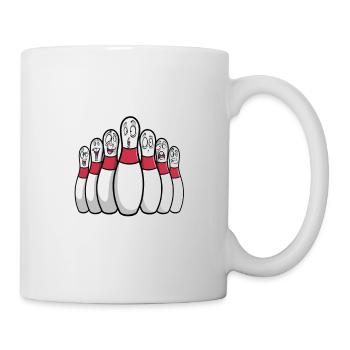 Kegel Gott - Tasse - Weiß - Rechts