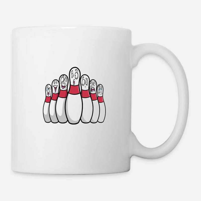 Kegel Gott - Tasse - Weiß