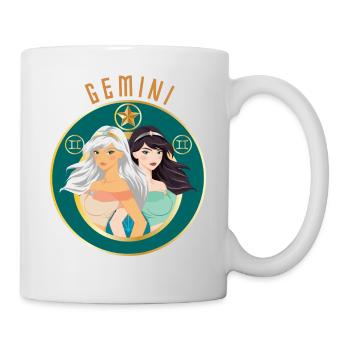 Zodiac - Horoscope - Gemini - Gift - Mug - white - Right