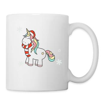 tout ce que je veux pour la licorne de noël - Mug blanc - blanc - Droite