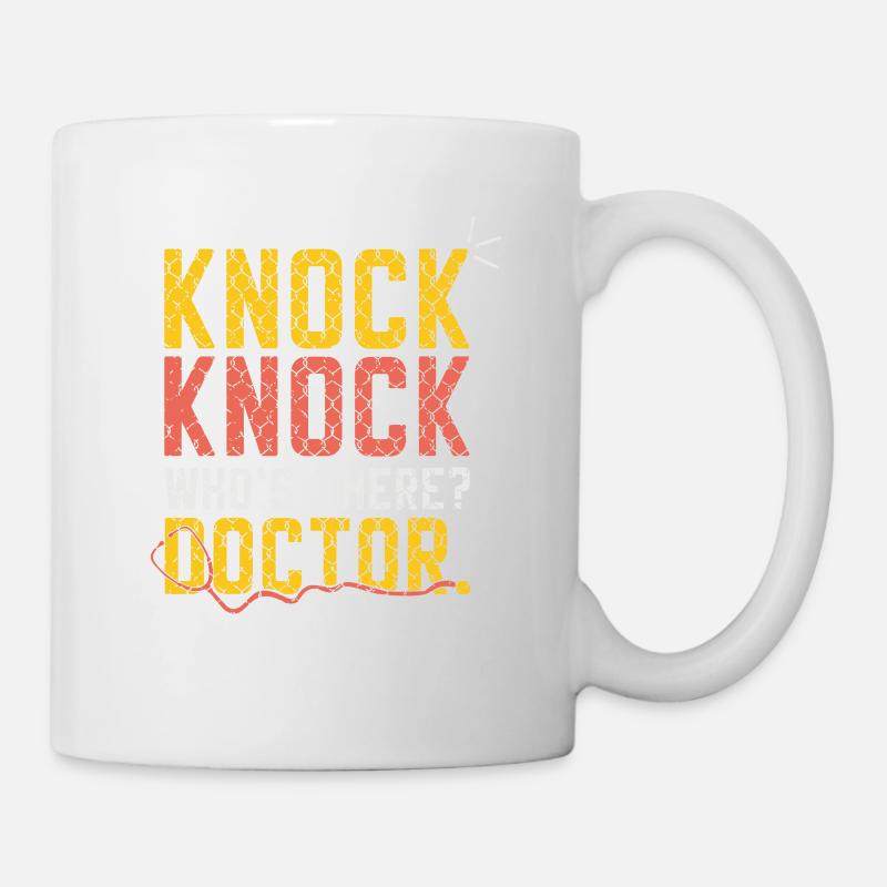Service de sauvetage cadeau Knock Knock Doctor - Mug blanc - blanc