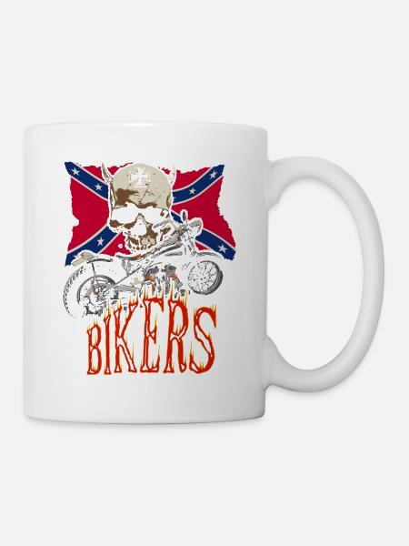 Biker's Symbols - Mug blanc - blanc