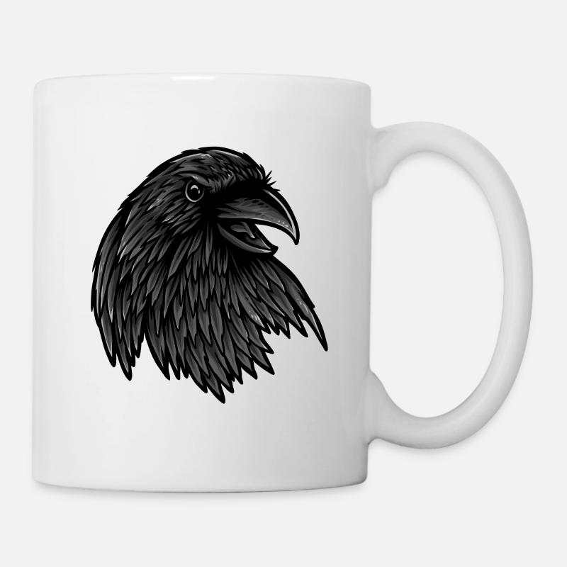 Raven Rabe - Tasse - Weiß