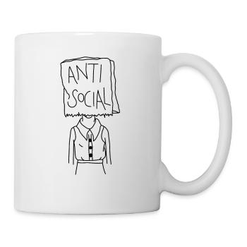 Anti Social Social - Mug - white - Right