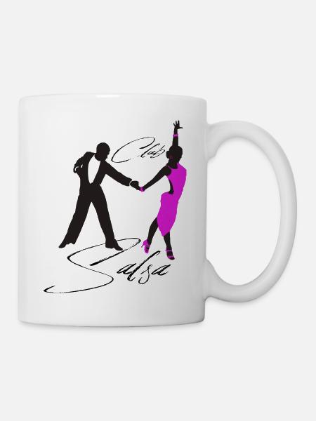 CLUB SALSA - Mug blanc - blanc