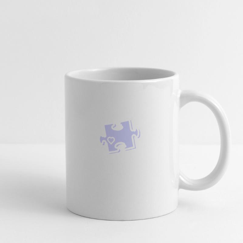 DIFFERENT - NOT LESS ! AUTISME Mug blanc