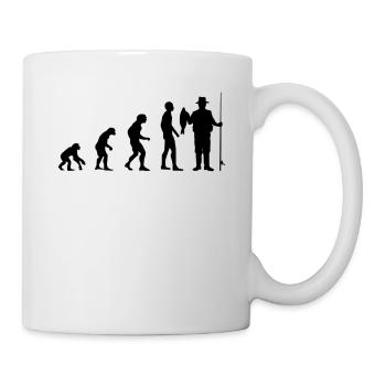 Pêcheur, pêche, pêcheur, pêcheur, hobby, cadeau, idée - Mug blanc - blanc - Droite