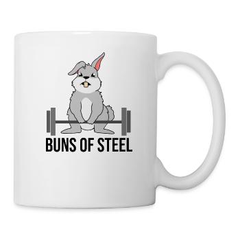 Petits pains en acier Bunny Bunny - Mug blanc - blanc - Droite